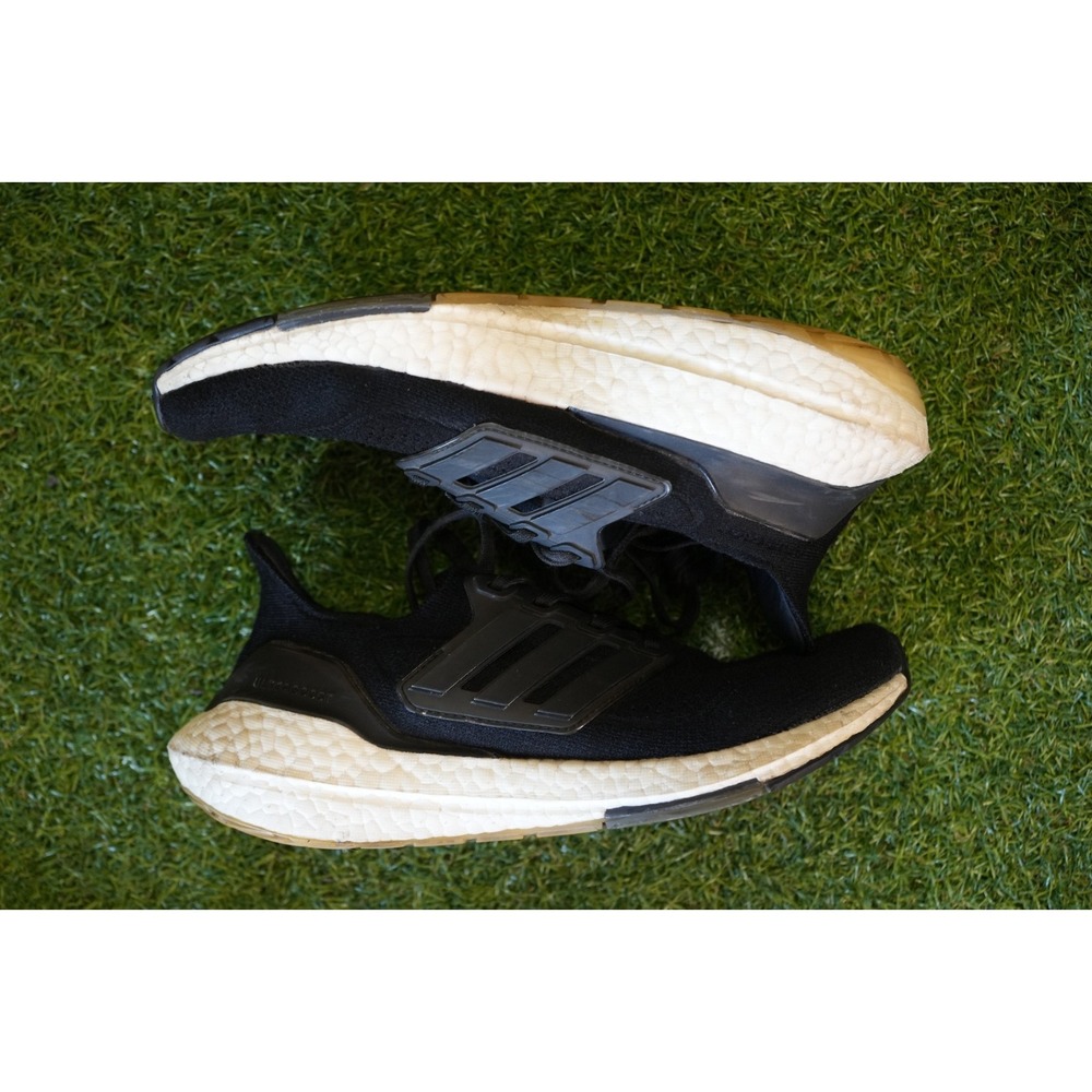 Adidas Ultraboost 21 Womens US 6 Running Shoes Black White Athletic Sneakers‎